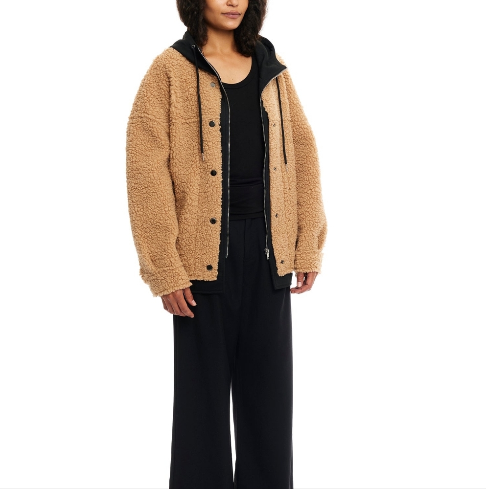 Oversized Teddy Sherpa Jacket Urban Chic